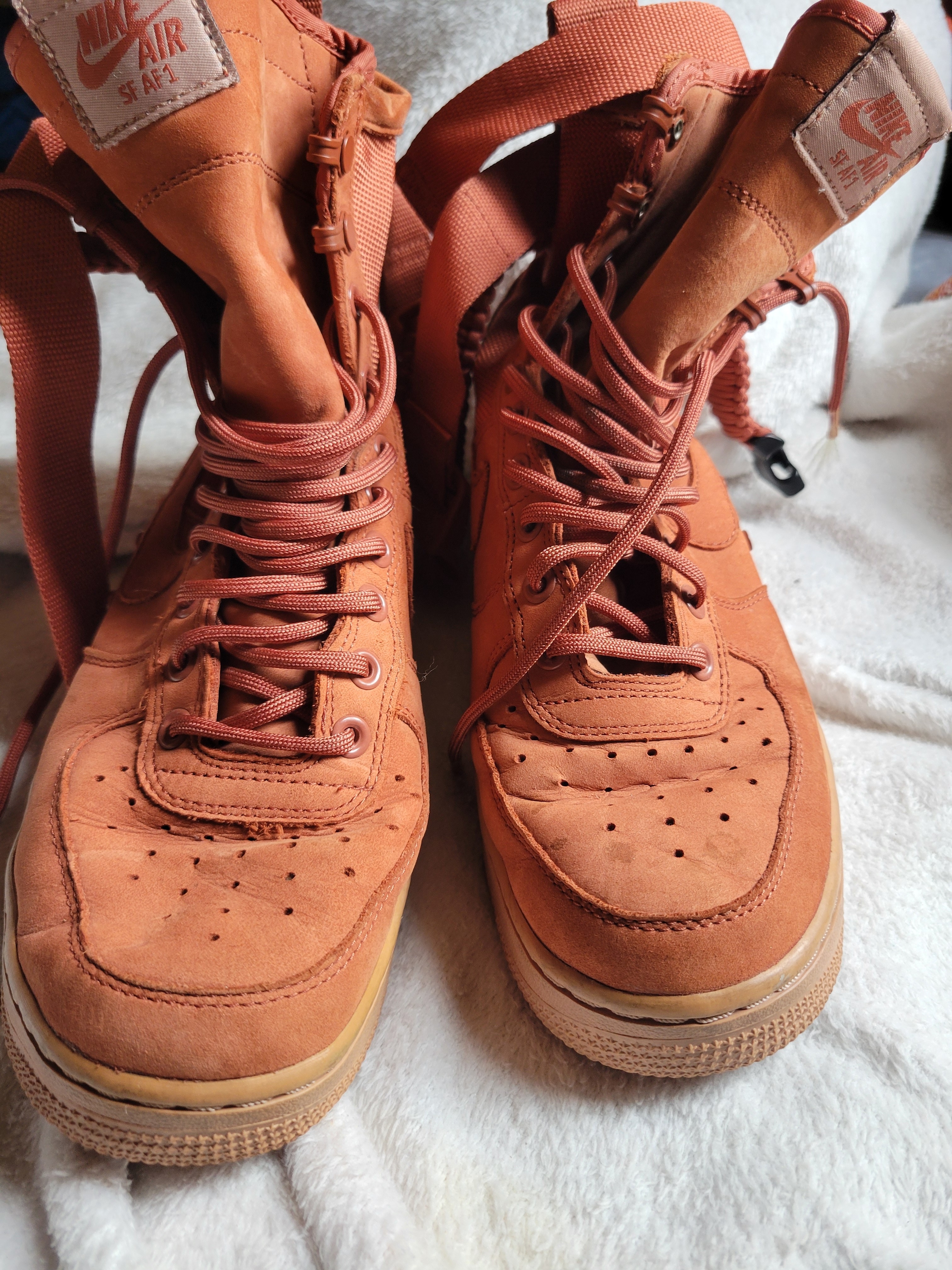 Nike Air Force 1 High Men's Shoes In Rust Orange
